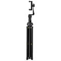 hama 04646 rotary smartphone 150 tripod set with bluetoothreg remote shutter release extra photo 1