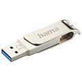 hama 182492 c rotate pro usb stick usb c 31 30 256gb 100mb s silver extra photo 2