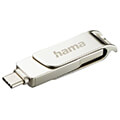 hama 182493 c rotate pro usb stick usb c 31 30 512gb 100mb s silver extra photo 1