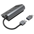 hama 200140 usb hub card reader 5 ports 3x usb a sd microsd incl usb c adapter extra photo 1