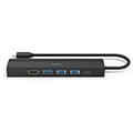 hama 200144 usb c hub multiport 6 ports 3 x usb a usb c pd hdmi lan ethernet extra photo 2