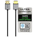 hama 205449 ultra high speed hdmi cable certified plug plug 8k alu 15 m extra photo 1