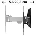 hama 220821 tv wall bracket swivel tilt 122 cm 48 up to 20 kg extra photo 3