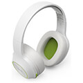 hama 184177 wireless headphones spirit calypso ii over ear bass boost foldable white extra photo 1