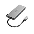 hama 200110 usb c hub multiport 6 ports 2x usb a usb c hdmi sd micro sd extra photo 1