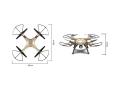 syma x8hc 4 channel 24g rc quad copter with gyro camera gold extra photo 1