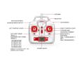 syma x8hc 4 channel 24g rc quad copter with gyro camera gold extra photo 2