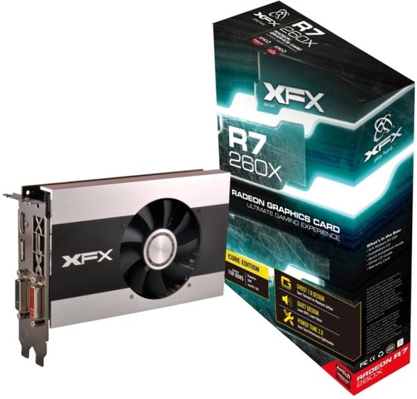 VGA XFX AMD Radeon R7 260x R7-260x-znj4 Core Edition 1GB Ddr5 Pci-e ...