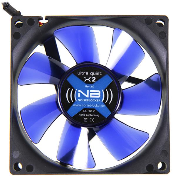 Noiseblocker Blacksilent FAN X2 80mm Ανεμιστηρας κουτιου (PER.641584