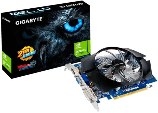  VGA Gigabyte Nvidia Geforce Gt730 Gv-n730d5-2gi 2GB Ddr5 