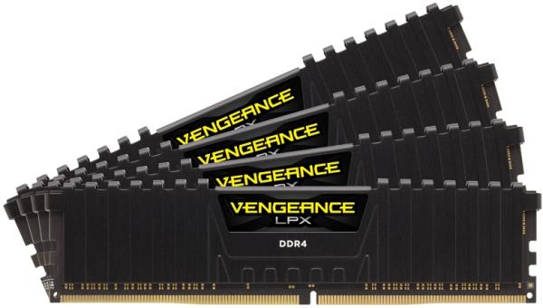 RAM Corsair Cmk16gx4m4a2133c15 Vengeance LPX Black 16gb 4x4gb Ddr4 2133mhz Quad Channel KIT ram PER.549660 e shop.cy