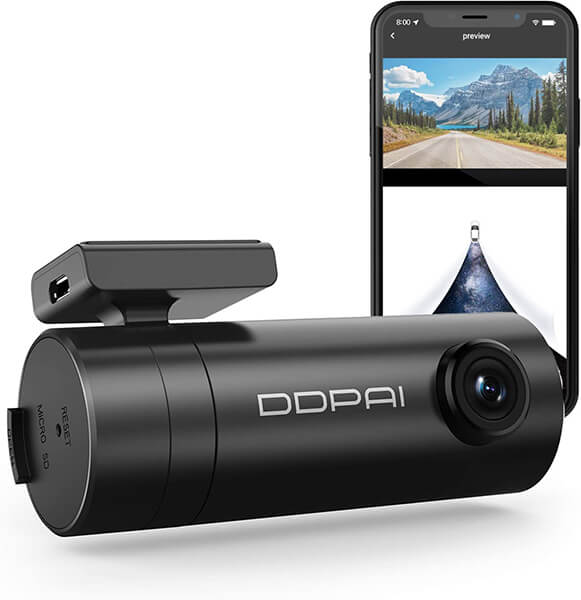 Ddpai Mini Dash CAM Full HD 1080p/30fps Wifi Black Car cameras (PER