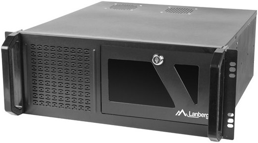 Lanberg ATX 4u/450/08 19'' Rackmount Server Chassis Black For 19'' Rack ...
