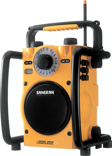 Sangean U1 Fm/am Ultra Rugged/water Resistant Radio Receiver Yellow ...