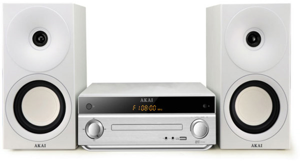 Akai Am-301w Micro System Digital 40W With FM Tuner/cd Mp3/bluetooth