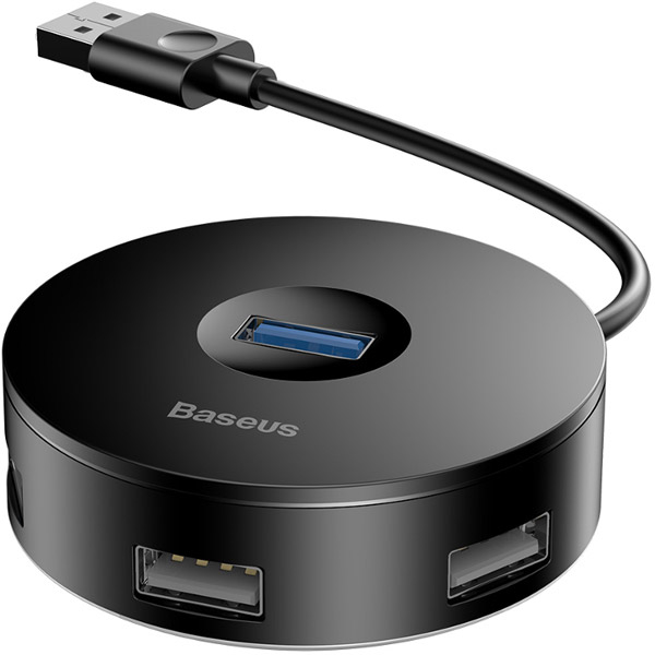 Baseus Adapter HUB USB 3.0 TO 4xusb Black Usb hub (PER.939830) e