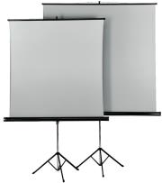 hama 18792 tripod projection screen 125 duo white silver photo