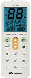 meliconi 802101 ac100 universal air condition remote control photo