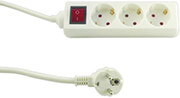 rev power strip 3 way standard 5m white photo