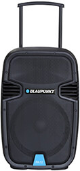 blaupunkt pa12 fm bluetooth karaoke speaker black photo