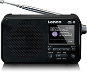 lenco pdr 036bk dab  fm radio with bluetooth black photo
