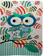 universal case green owl for tablet 9 10 photo