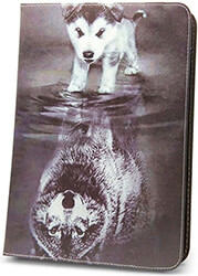 universal case little wolf for tablet 9 10`` photo