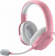 razer barracuda x quartz pink wireless bluetooth pc ps5 switch android gaming headset with usb c photo