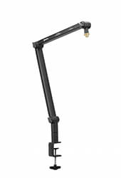 boya by ba30 microphone arm mic stand built in cable catch photo