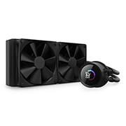 nzxt kraken 240 aio liquid cooler 240mm with lcd display photo