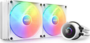 nzxt kraken 280 rgb water cooling lcd white photo