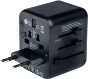 verbatim 49543 uta 01 universal travel adapter 100 250v ue usa japan australia uk 2x usb photo