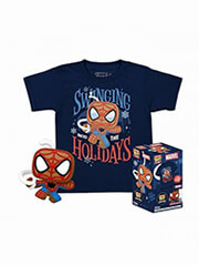 fppteechild marvel gingerbread spidermanspecial editionbobble head vinyl figure t shirtxl photo