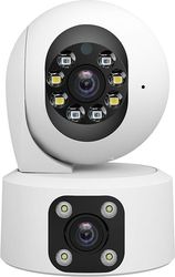 srihome sh049 wireless dual lens ip camera 1080p 1080p color night vision photo