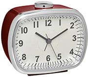 tfa 60103205 analogue alarm clock red photo