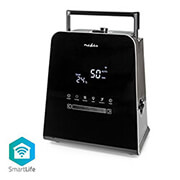 nedis humi150bkw smartlife humidifier 30w with cool and warm mist 55l black photo