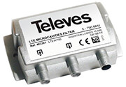 televes 403301 lte microcavities filter 4g f connectors 5 790mhz ch 21 60 photo