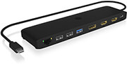 icy�box�ib dk2116 c 11 in 1 mobile docking station with triple video output photo