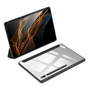 dux ducis toby smart case pencil storage for samsung tab s8 ultra x900 x906 black photo