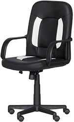 carmen 6516 gaming chair black white photo