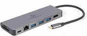 cablexpert usb type c 5 in 1 multi port adapter hub hdmi pd card reader lan photo