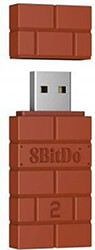8bitdo usb wireless adapter 2 ret00311 orange photo