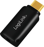 logilink ua0356 usb 32 audio adapter usb c m to 35 mm f black photo