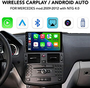 digital iq bz 244 cpaa carplay android auto box for mercedes mod2009 2014 with ntg 40 photo