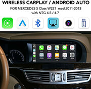 diq bz 243 cpaa carplay android autobox for mercedes s class w221 mod2011 2013 with ntg 45 47 photo