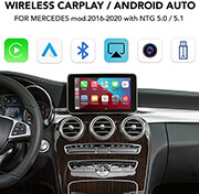 digital iq bz 241 cpaa carplay android auto box for mercedes mod2014 2018 with ntg 50 51 photo