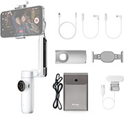 insta360 flow creator kit white ai tracking stabilizer phone gimbal spotlight typec lightning photo