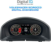 digital iq ddd 736 ic 125 vw scirocco mod 2008 2017 digital dashboard photo