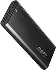 axagon eem2 sb2 usb c 32 gen 2 m2 nvme sata ssd 30 80mm alu box black photo