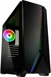 case kolink quantum rgb midi tower tempered glass pc case e atx until 340mm gpu panel photo